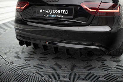 Audi A5 8T S-Line Coupe Heck Diffusor O-O Maxton Design 