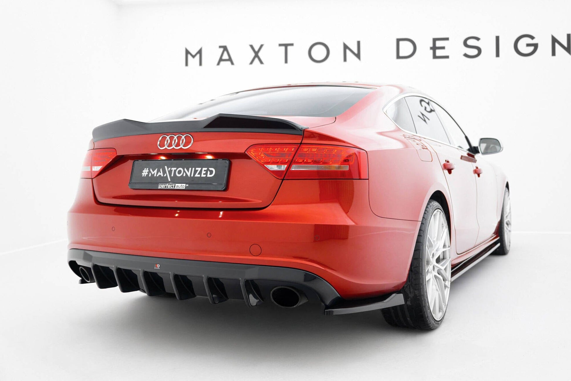 Audi A5 8T S-Line Sportback Heck Diffusor O-O Maxton Design 