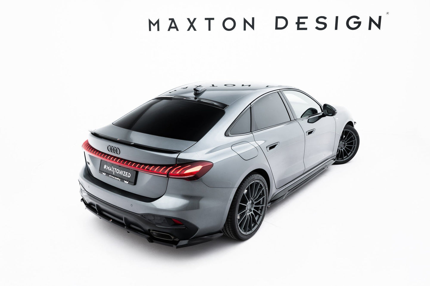 Audi A5 B10 S-Line Limousine Heckscheiben Spoiler Maxton Design 