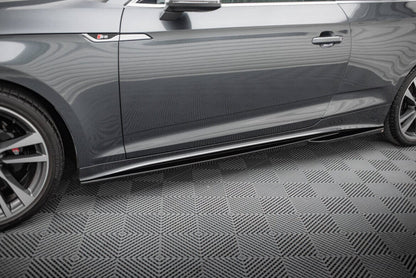 Audi A5 F5 S-Line Coupe Seitenschweller Maxton Design 