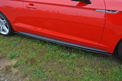 Audi A5 F5 S-Line Coupe Seitenschweller Maxton Design 
