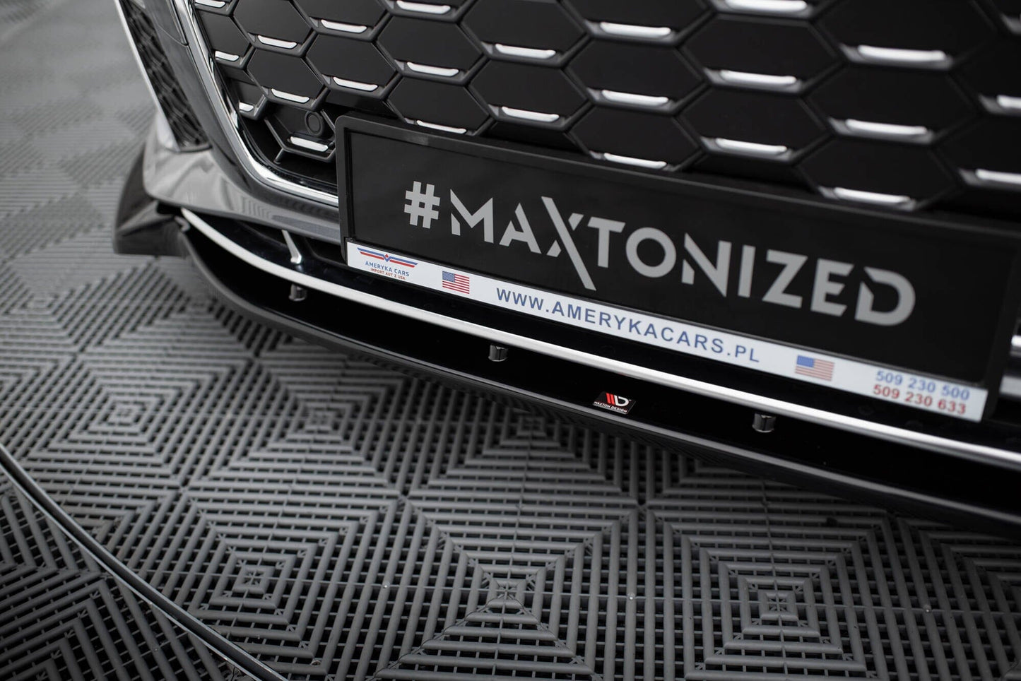 Audi A5 F5 S-Line Facelift Coupe Frontspoiler - Frontlippe V.2 Maxton Design 