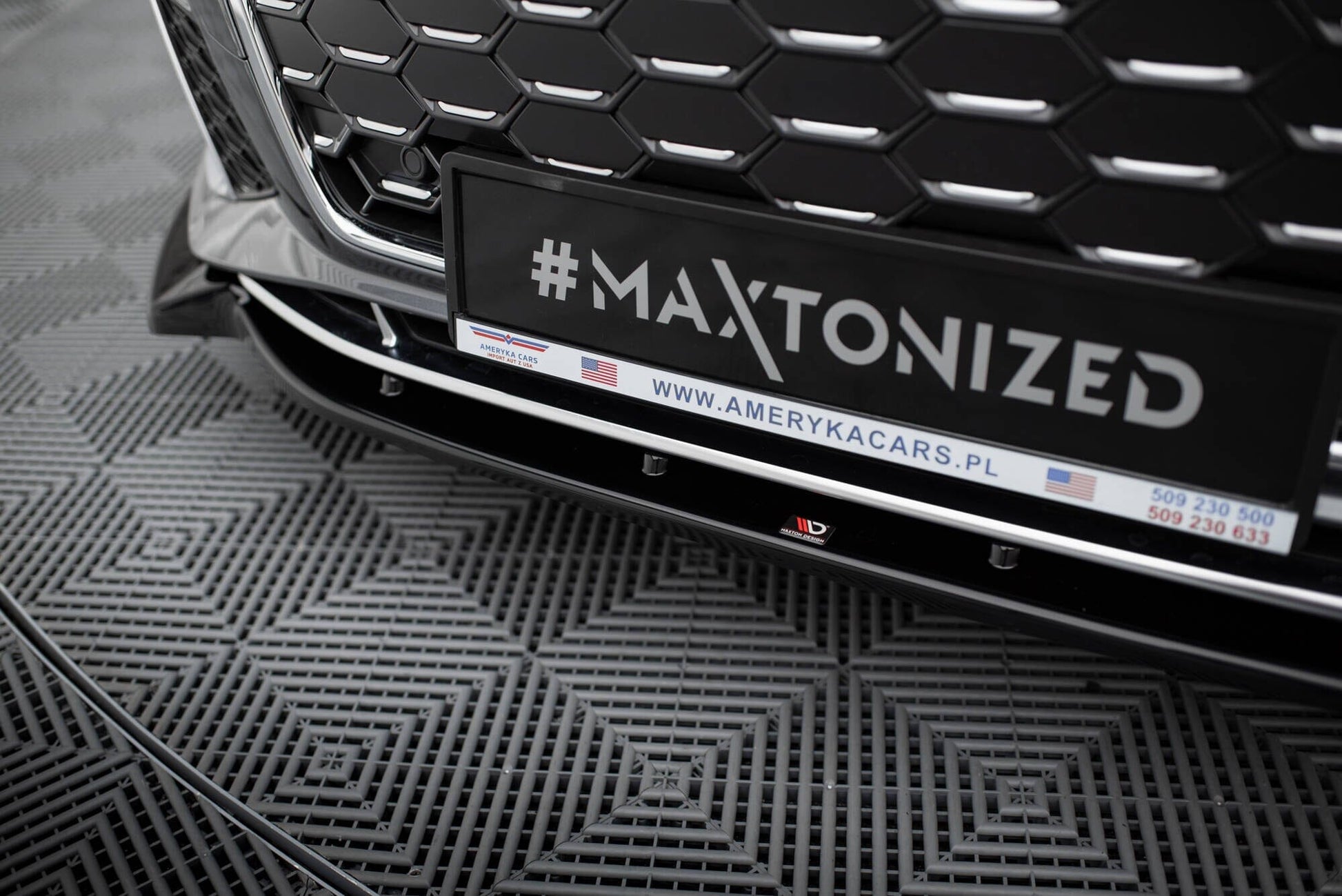 Audi A5 F5 S-Line Facelift Coupe Frontspoiler - Frontlippe V.2 Maxton Design 