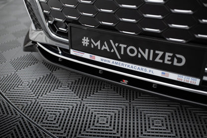 Audi A5 F5 S-Line Facelift Coupe Frontspoiler - Frontlippe V.2 Maxton Design 