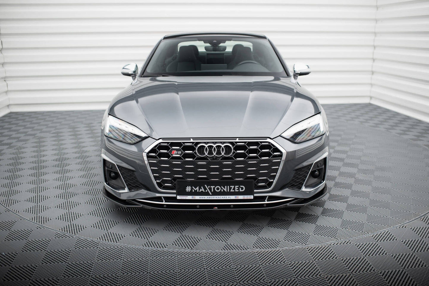 Audi A5 F5 S-Line Sportback Facelift Frontspoiler - Frontlippe V.1 Maxton Design 
