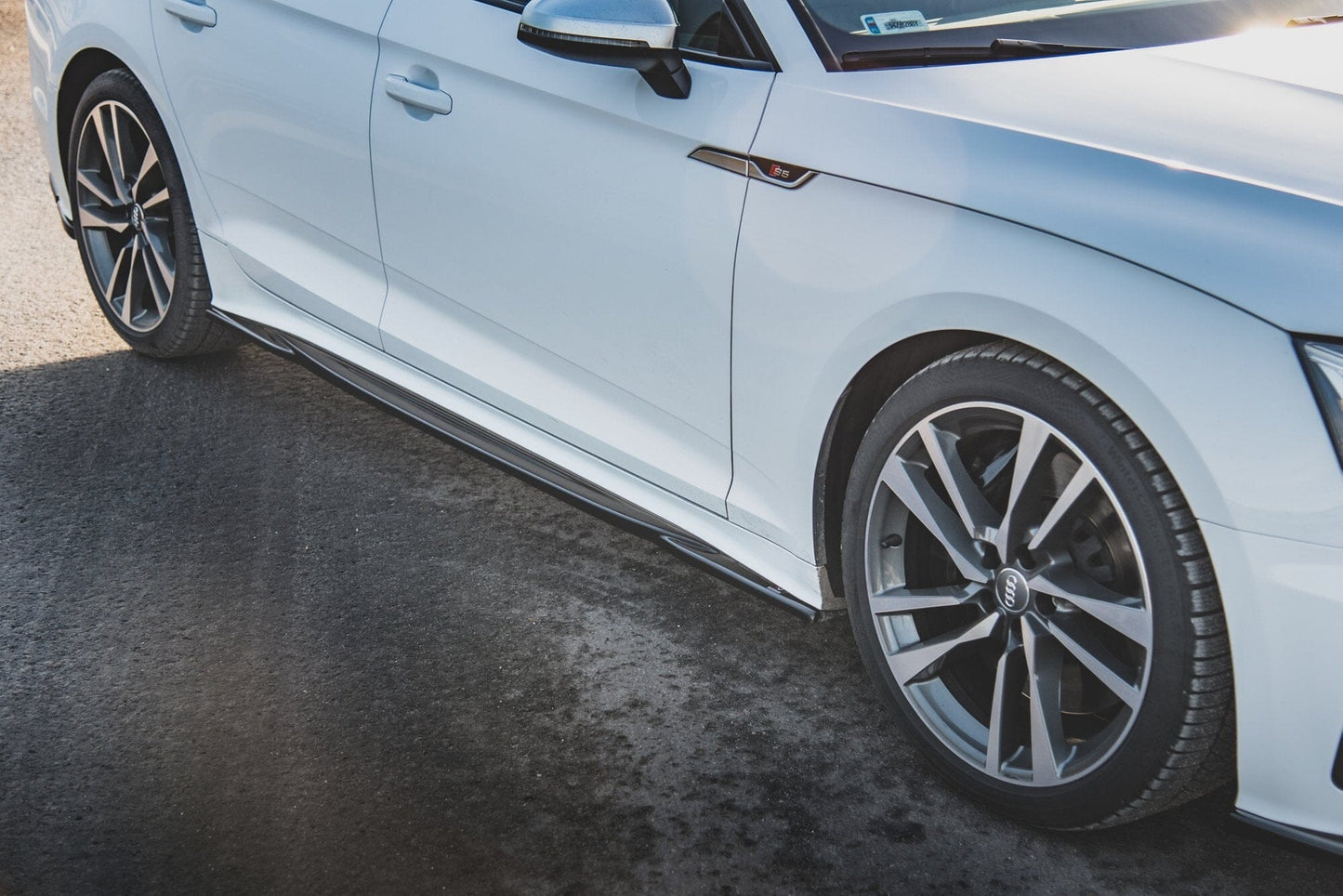 Audi A5 S-Line Facelift Sportback Seitenschweller Maxton Design 