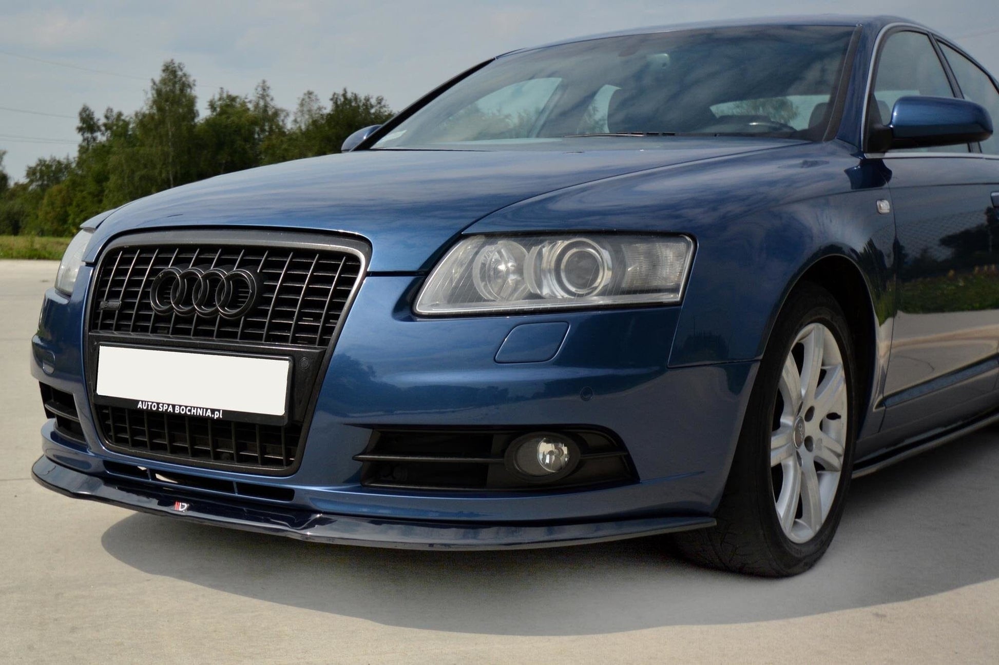 Audi A6 C6 S-Line Frontspoiler - Frontlippe Maxton Design 