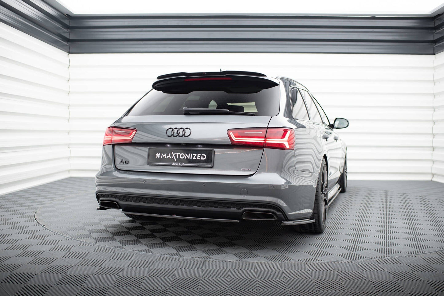 Audi A6 C7 Facelift Heck Ansatz Maxton Design 