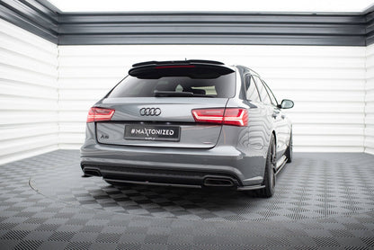 Audi A6 C7 Facelift Heck Ansatz Maxton Design 