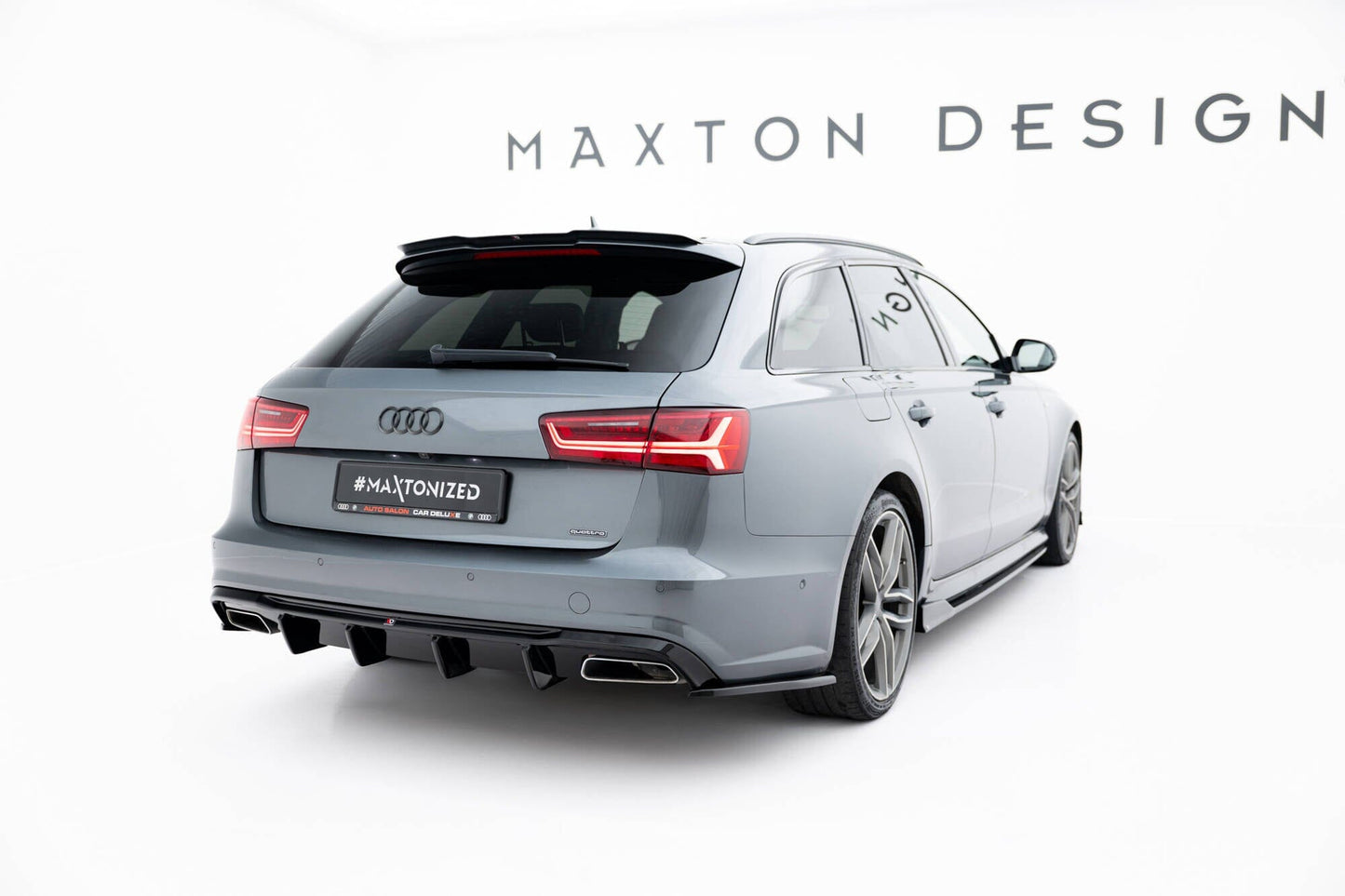Audi A6 C7 Facelift Heck Diffusor V.2 Maxton Design 