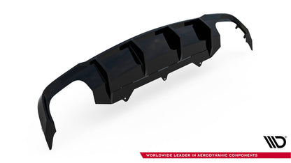 Audi A6 C7 Facelift Heck Diffusor V.2 Maxton Design 