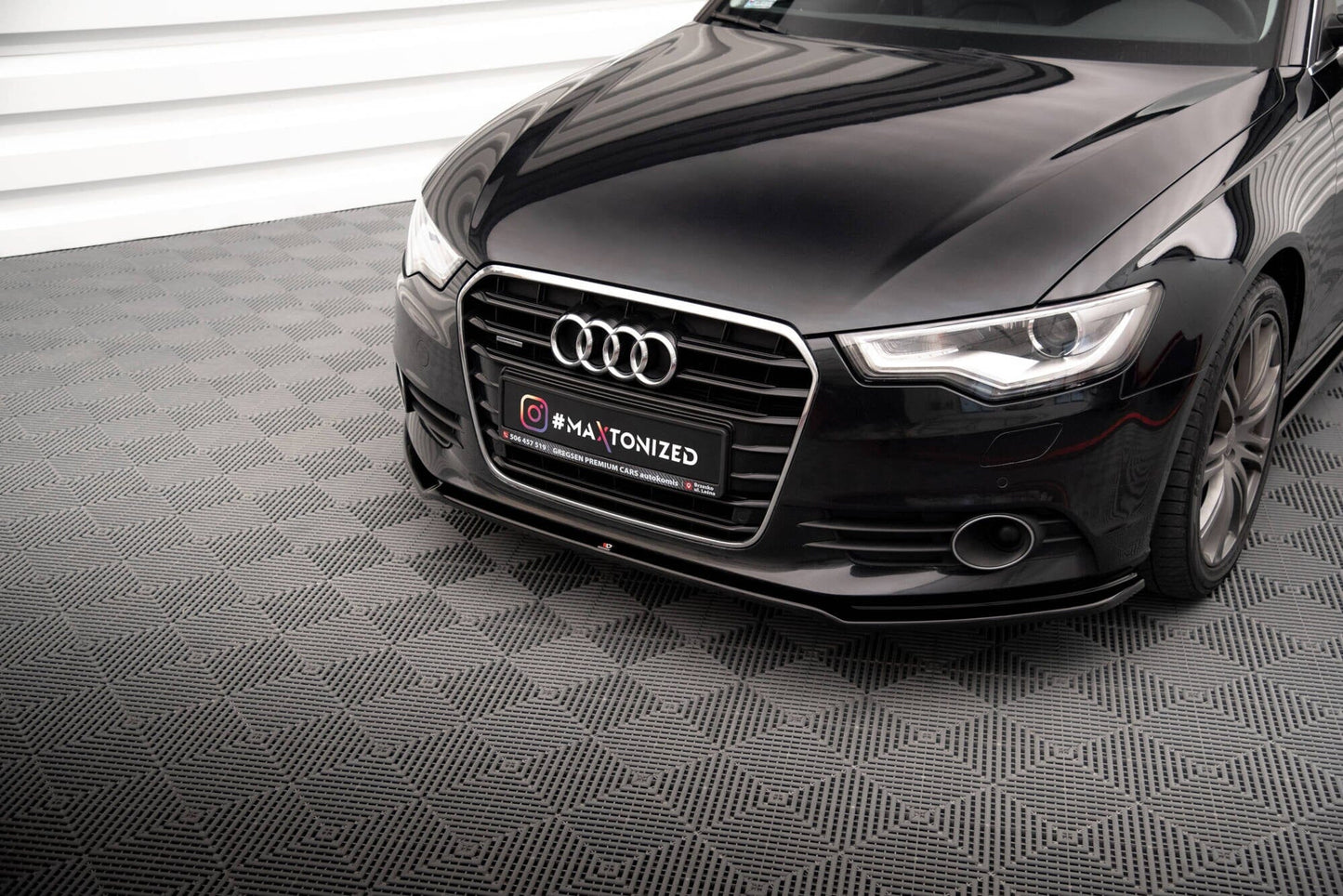 Audi A6 C7 Frontspoiler - Frontlippe V.1 Maxton Design 