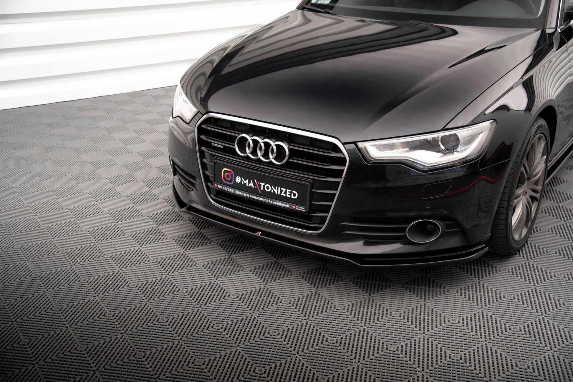 Audi A6 C7 Frontspoiler - Frontlippe V.1 Maxton Design 