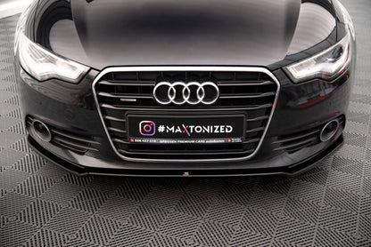 Audi A6 C7 Frontspoiler - Frontlippe V.1 Maxton Design 