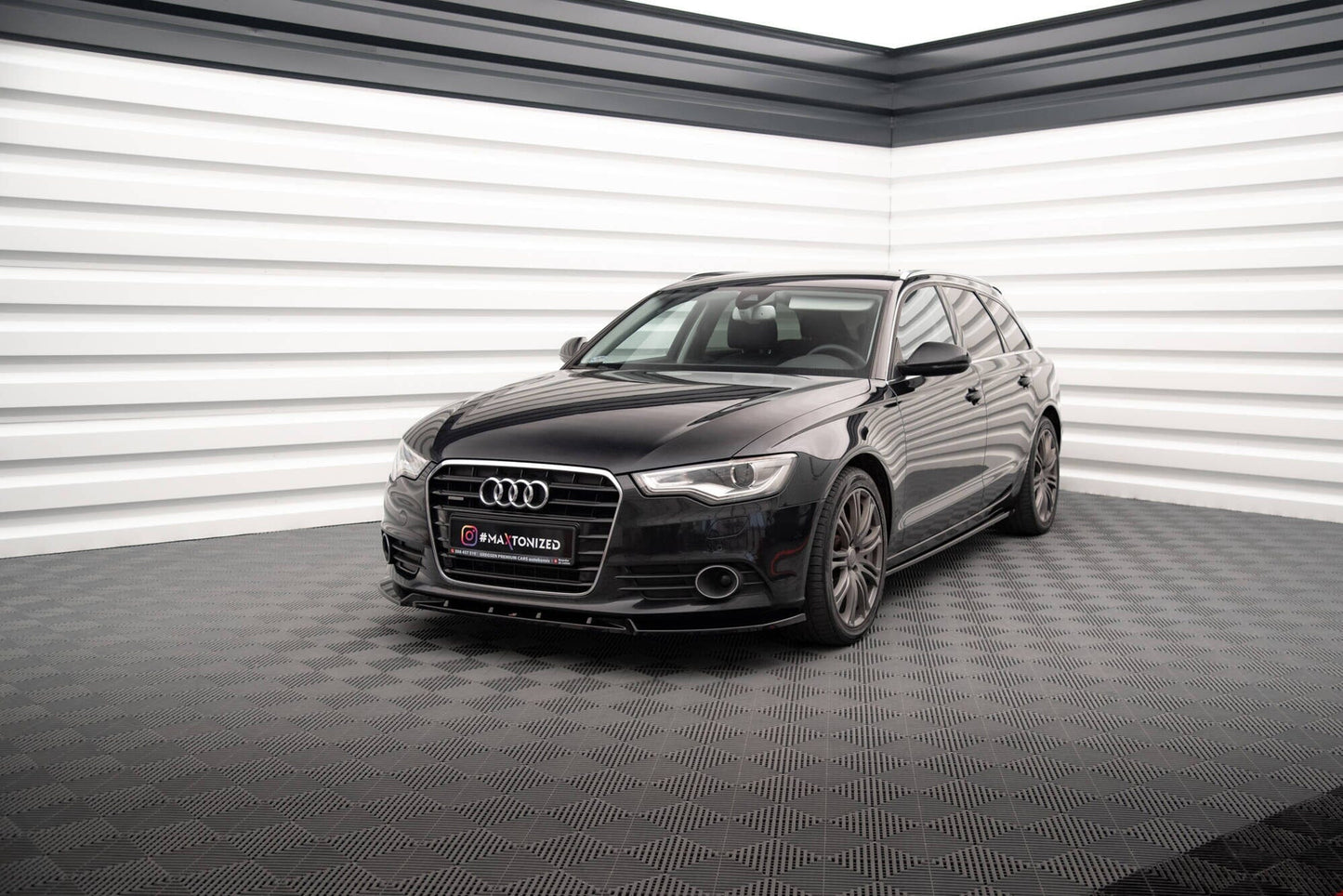 Audi A6 C7 Frontspoiler - Frontlippe V.2 Maxton Design 