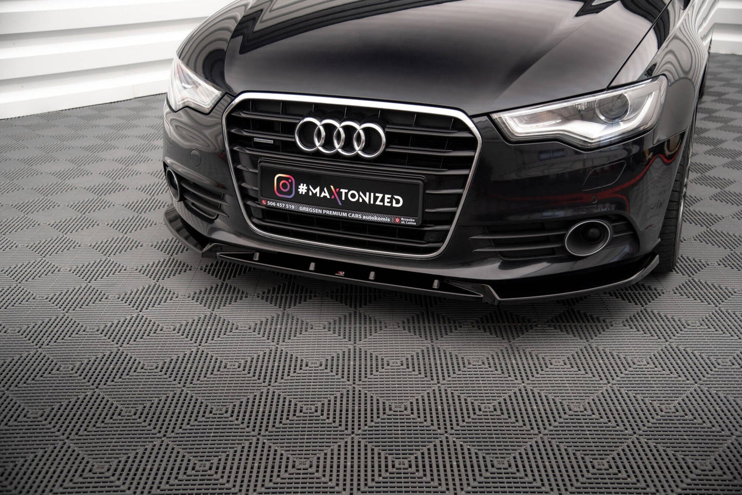 Audi A6 C7 Frontspoiler - Frontlippe V.2 Maxton Design 