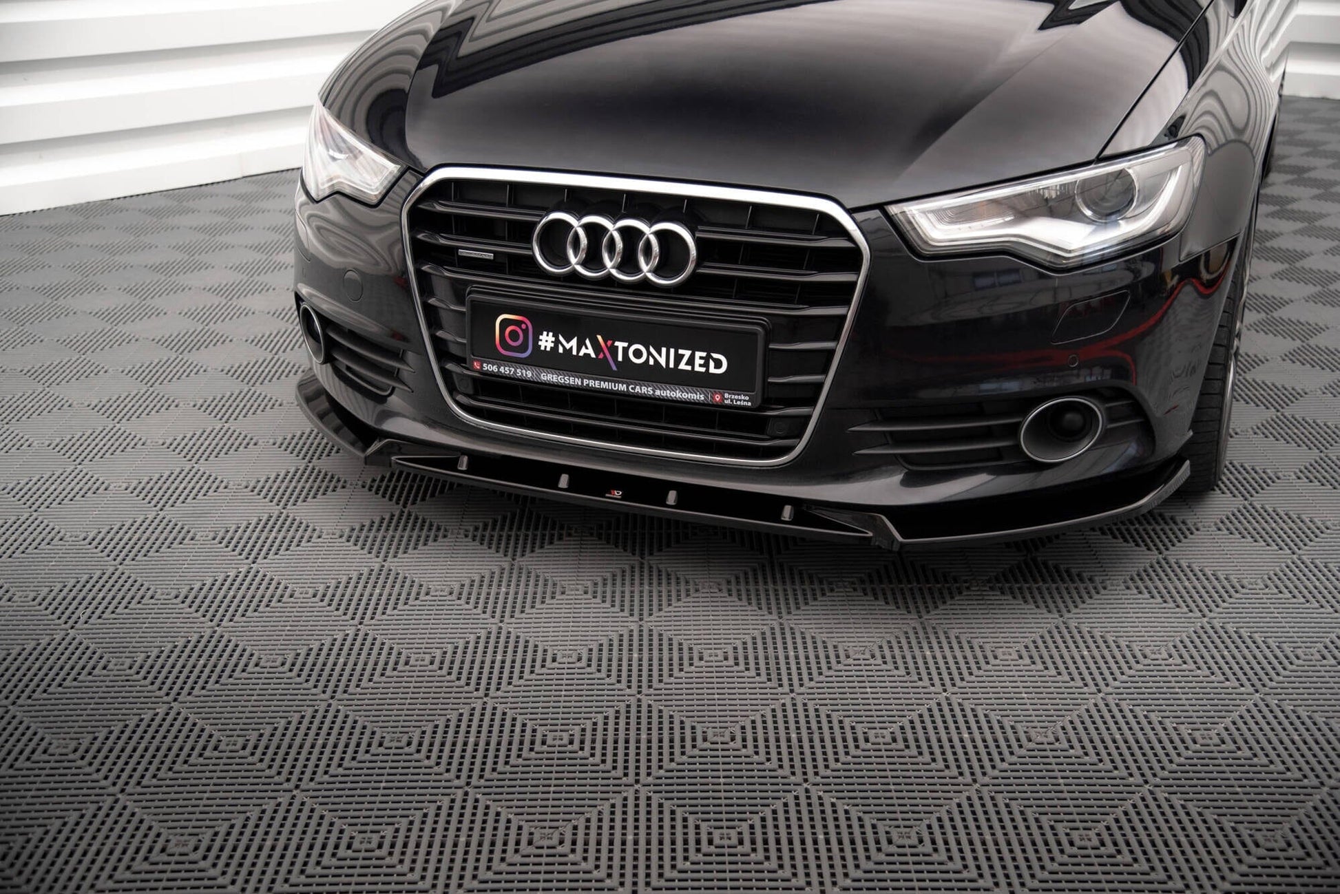 Audi A6 C7 Frontspoiler - Frontlippe V.2 Maxton Design 
