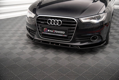 Audi A6 C7 Frontspoiler - Frontlippe V.2 Maxton Design 