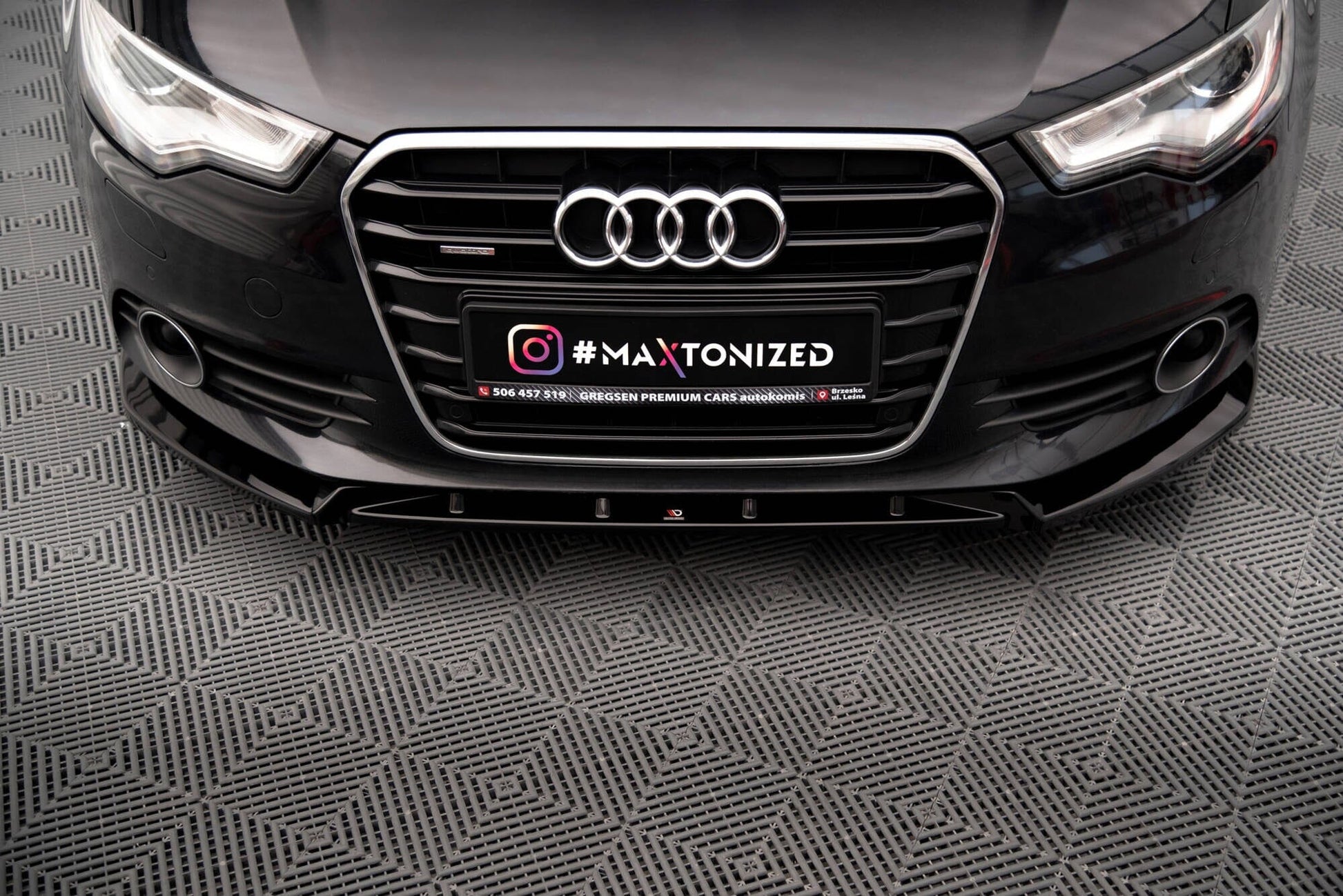 Audi A6 C7 Frontspoiler - Frontlippe V.2 Maxton Design 
