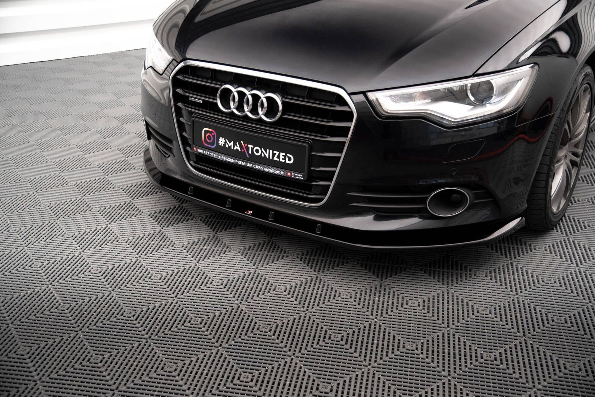 Audi A6 C7 Frontspoiler - Frontlippe V.3 Maxton Design 