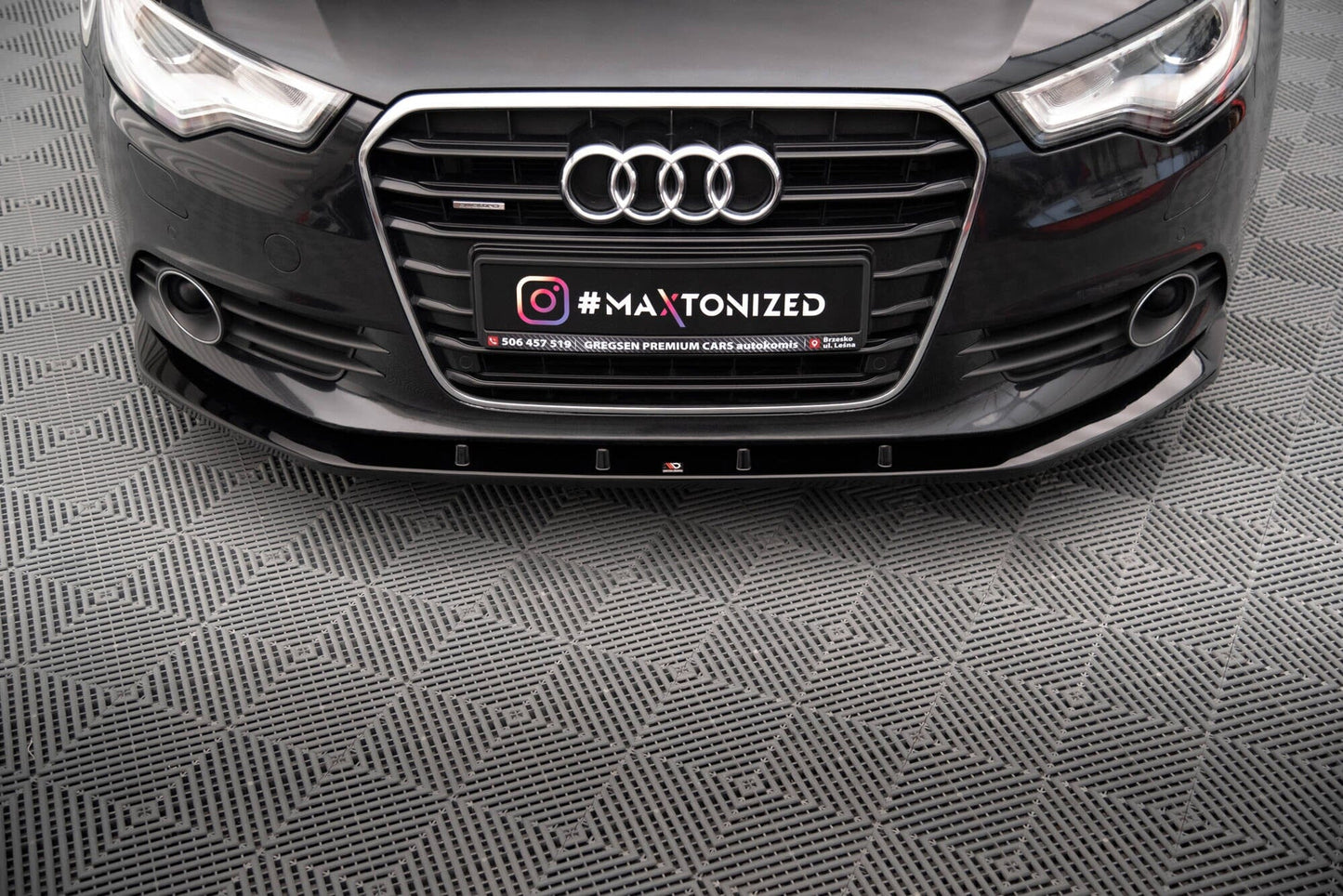 Audi A6 C7 Frontspoiler - Frontlippe V.3 Maxton Design 