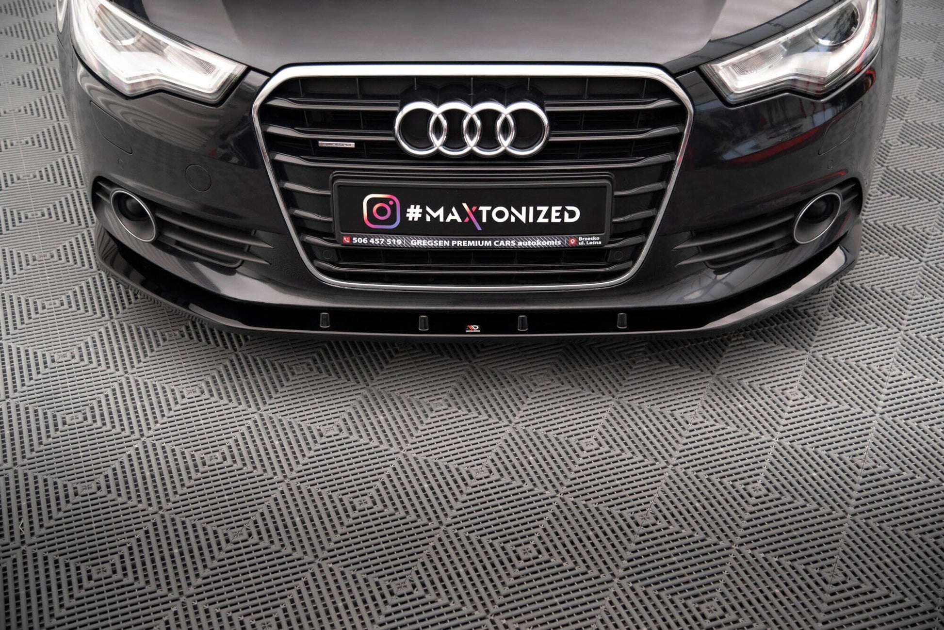 Audi A6 C7 Frontspoiler - Frontlippe V.3 Maxton Design 