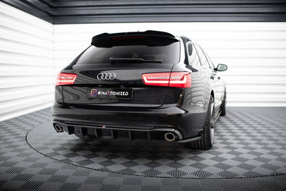Audi A6 C7 Heck Diffusor O-O Maxton Design 