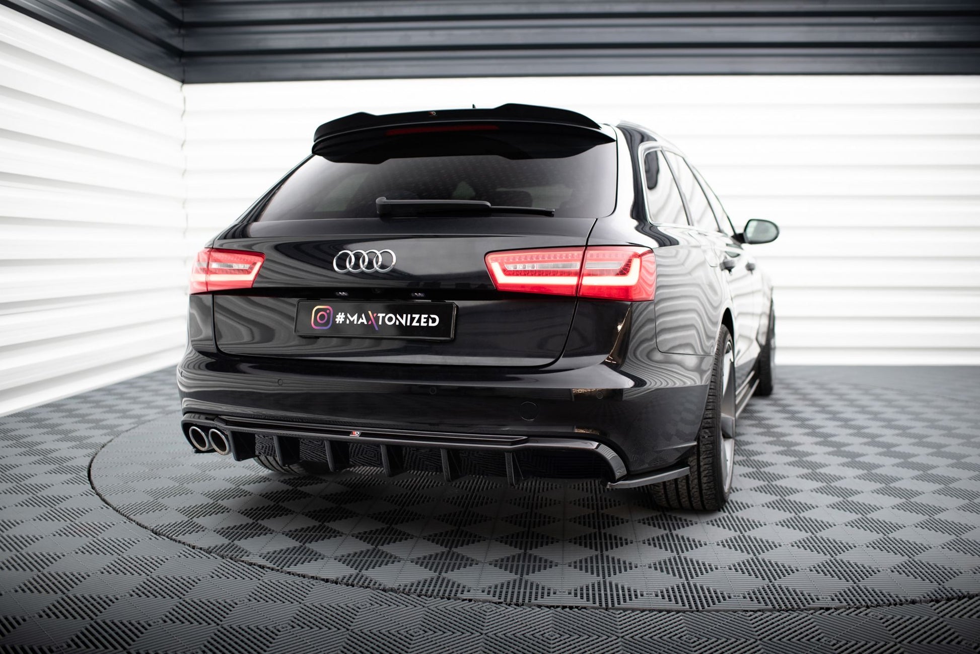 Audi A6 C7 Heck Diffusor OO- Maxton Design 