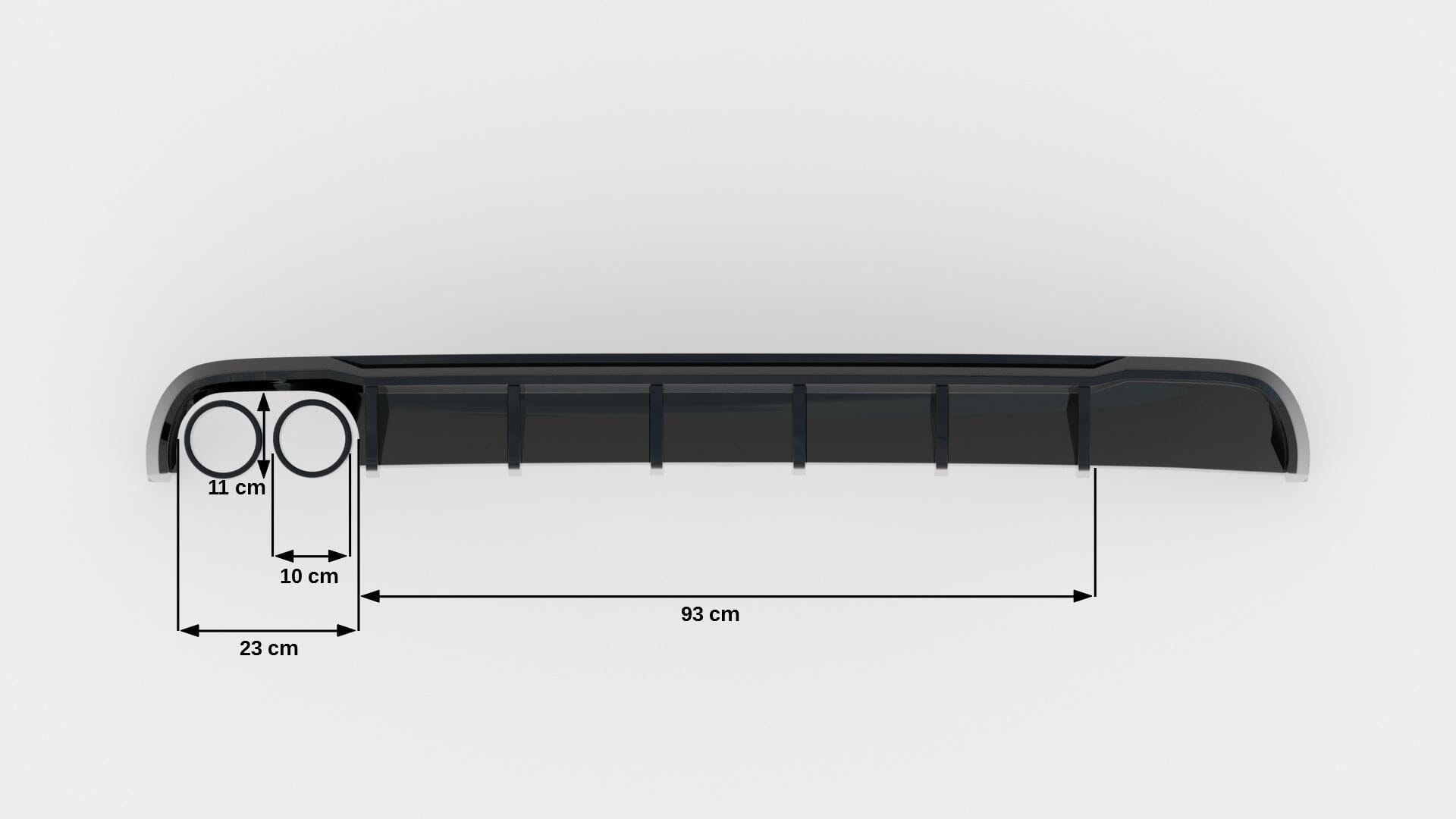 Audi A6 C7 Heck Diffusor OO- Maxton Design 