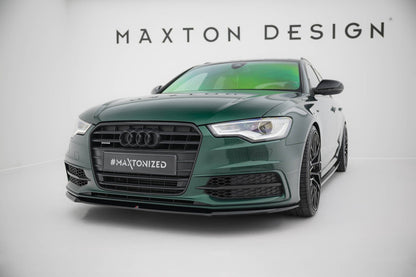Audi A6 C7 S-Line Frontspoiler - Frontlippe V.2 (DTC) Maxton Design 