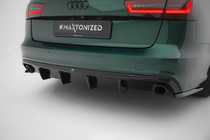 Audi A6 C7 S-Line Heck Diffusor O-O Maxton Design 