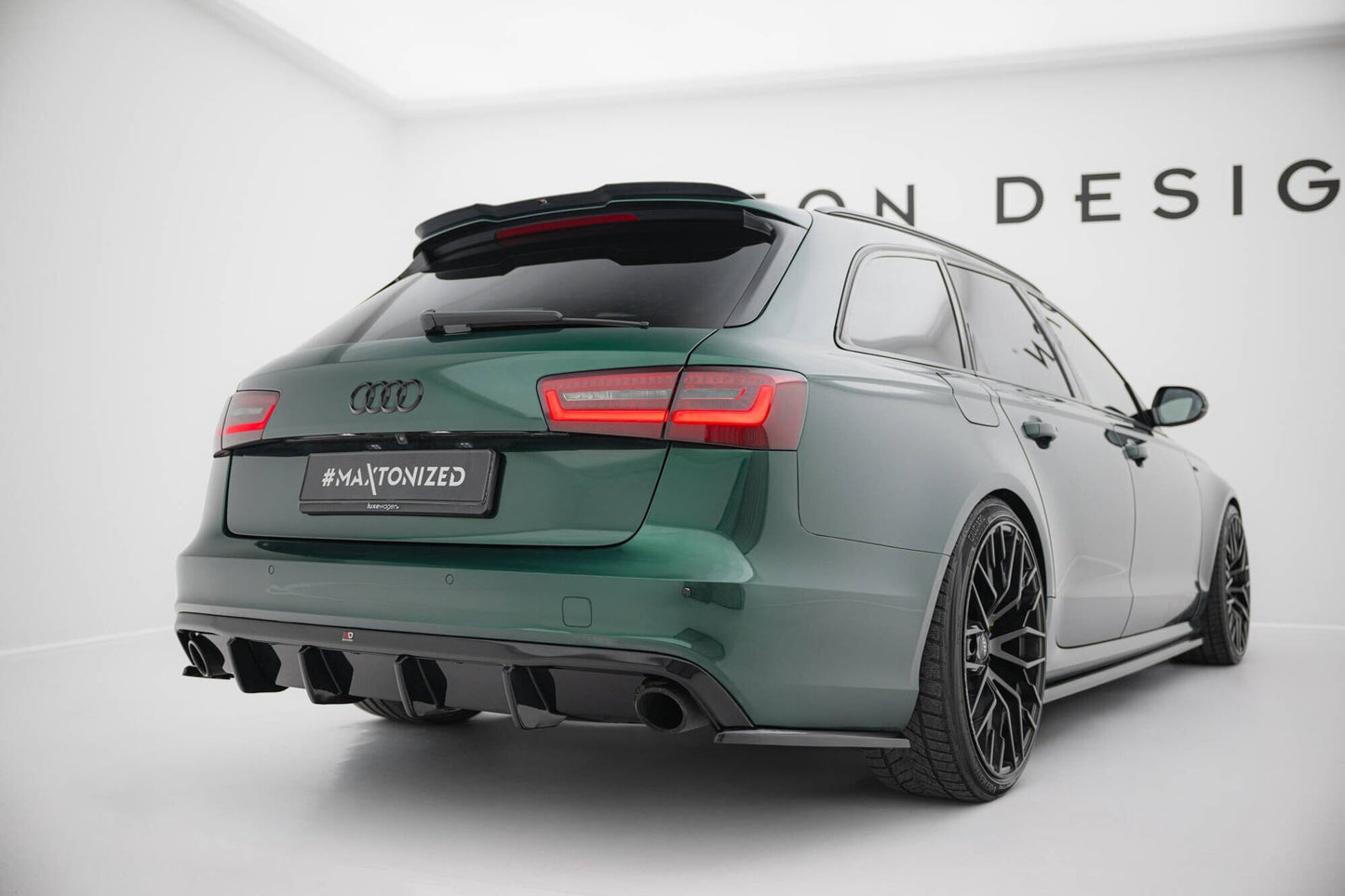 Audi A6 C7 S-Line Heck Diffusor O-O Maxton Design 