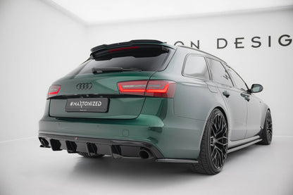 Audi A6 C7 S-Line Heck Diffusor O-O Maxton Design 