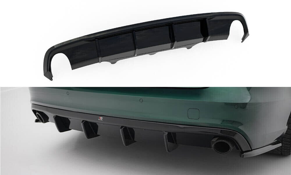 Audi A6 C7 S-Line Heck Diffusor O-O Maxton Design 