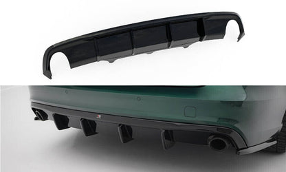 Audi A6 C7 S-Line Heck Diffusor O-O Maxton Design 