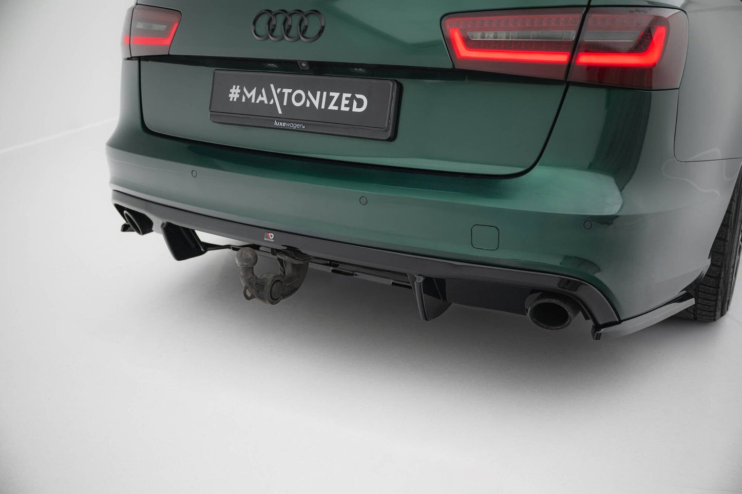 Audi A6 C7 S-Line Heck Diffusor O-O Maxton Design 
