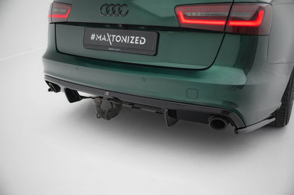 Audi A6 C7 S-Line Heck Diffusor O-O Maxton Design 