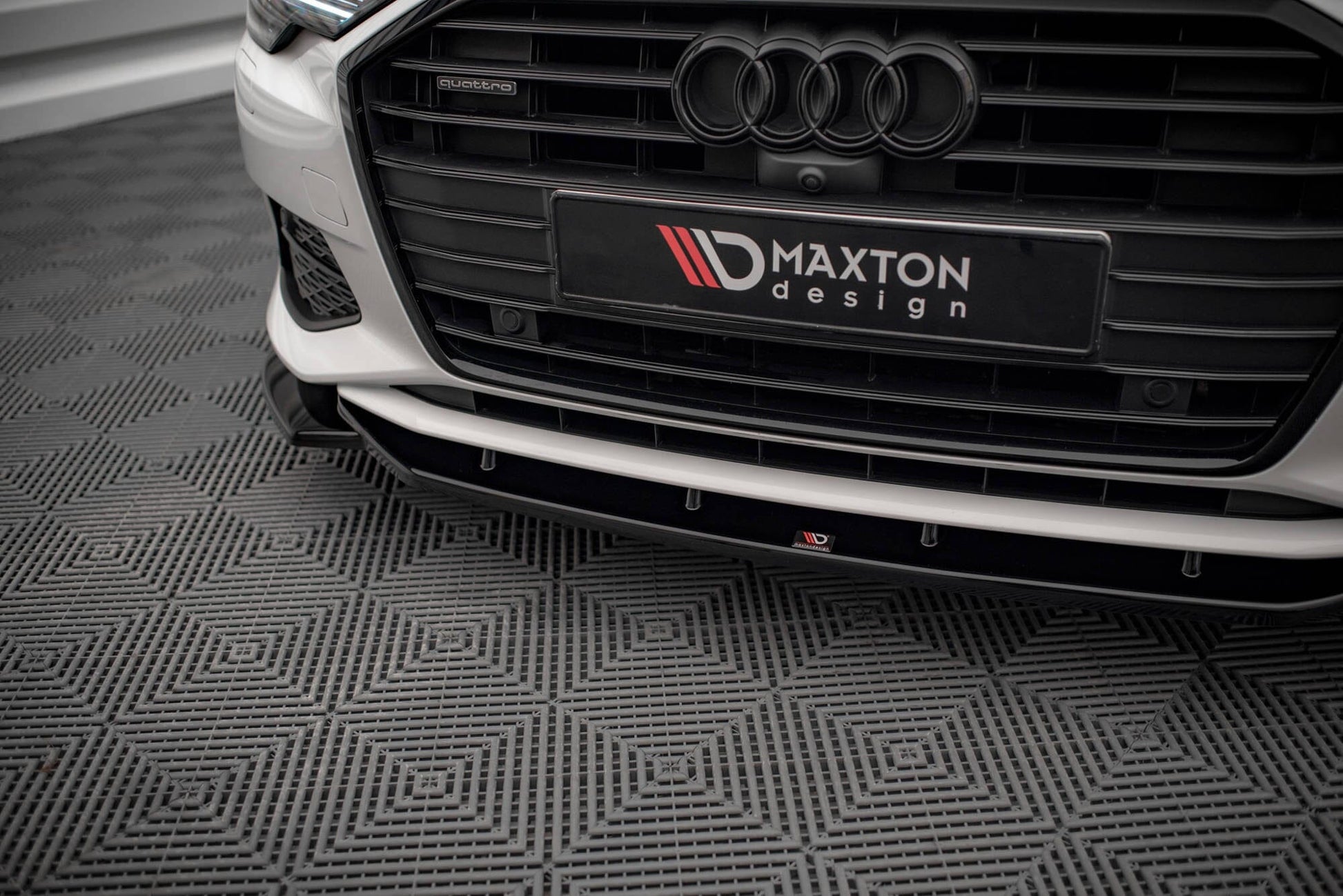 Audi A6 C8 Frontspoiler - Frontlippe V.1 Maxton Design 