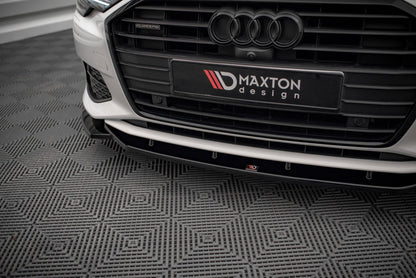 Audi A6 C8 Frontspoiler - Frontlippe V.1 Maxton Design 