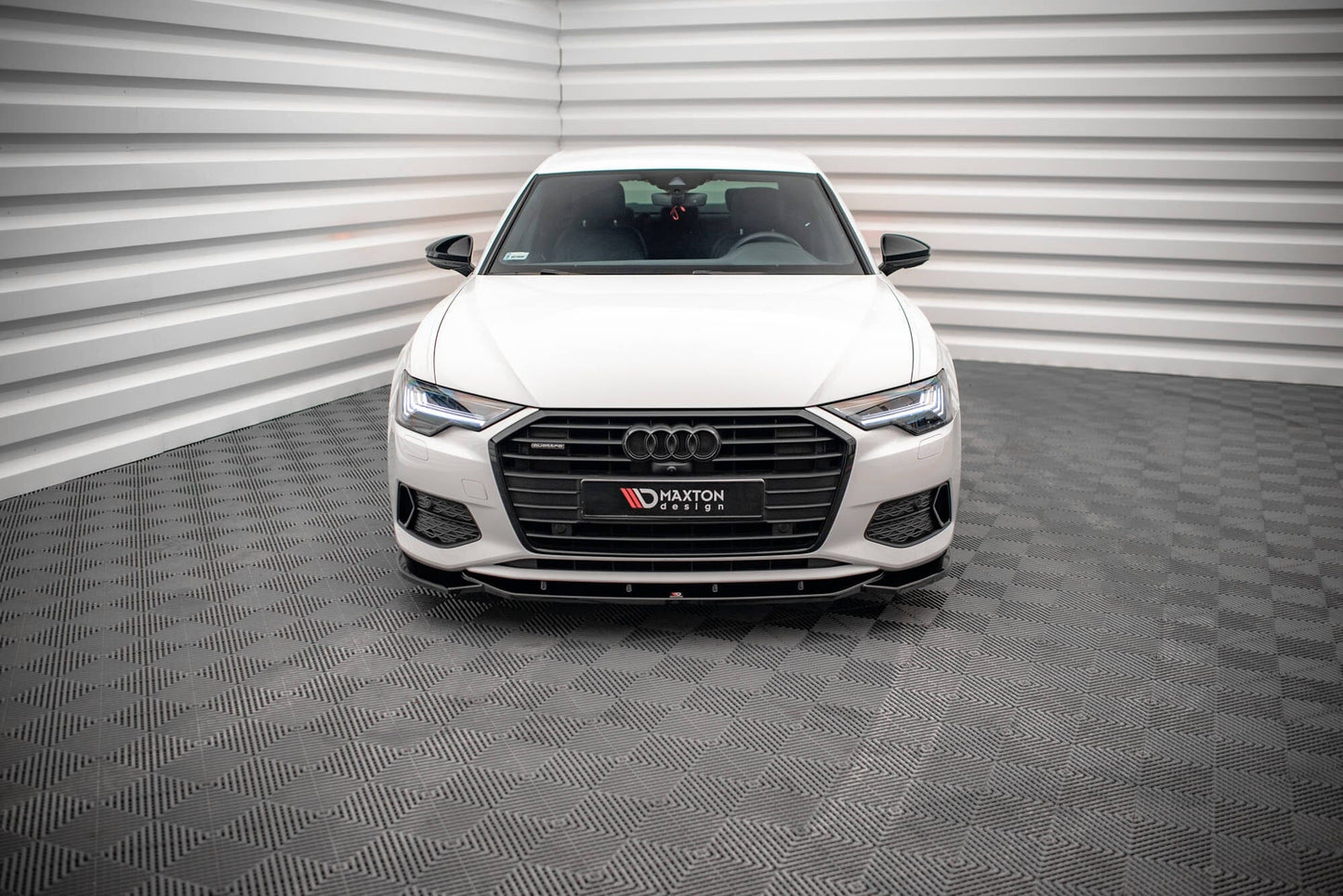 Audi A6 C8 Frontspoiler - Frontlippe V.1 Maxton Design 