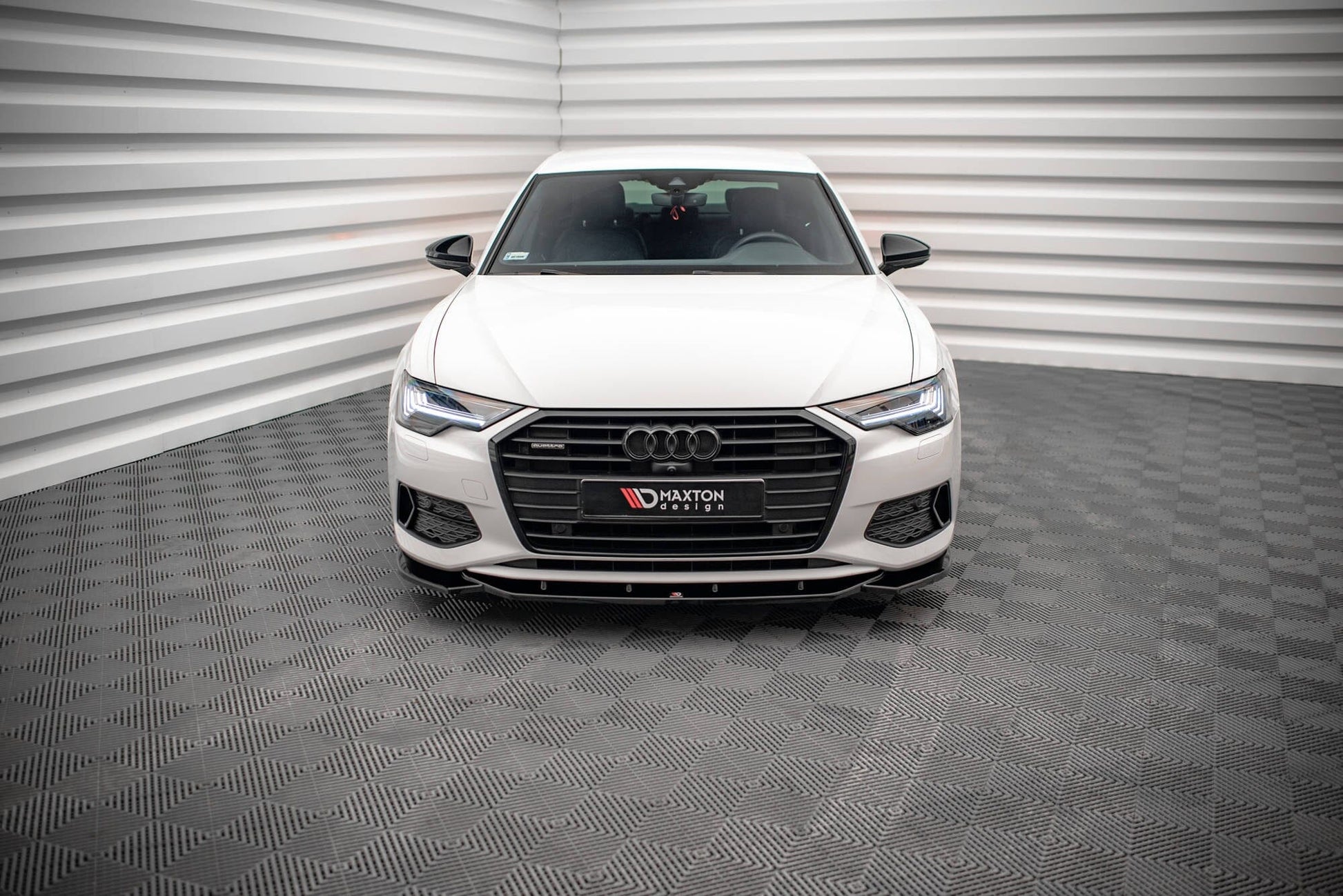 Audi A6 C8 Frontspoiler - Frontlippe V.1 Maxton Design 