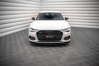 Audi A6 C8 Frontspoiler - Frontlippe V.1 Maxton Design 