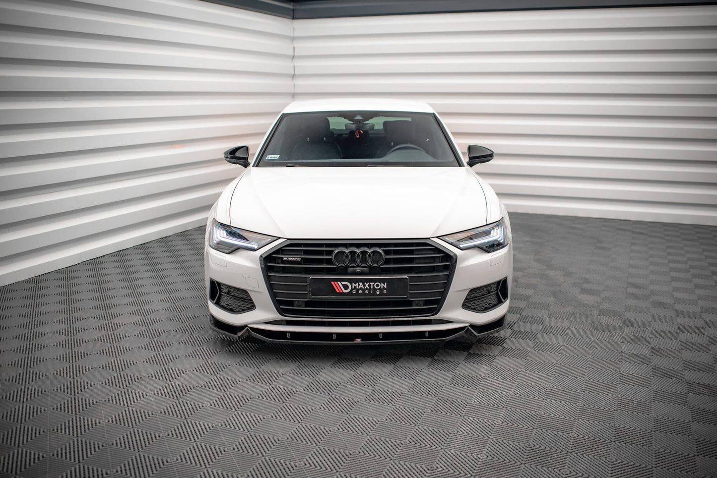 Audi A6 C8 Frontspoiler - Frontlippe V.2 Maxton Design 