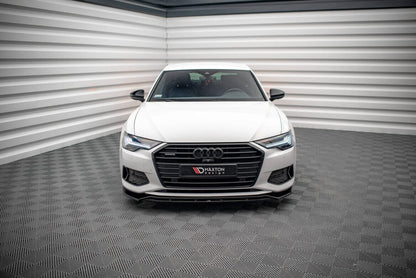 Audi A6 C8 Frontspoiler - Frontlippe V.3 Maxton Design 