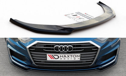 Audi A6 C8 S-Line Frontspoiler - Frontlippe V.1 Maxton Design 