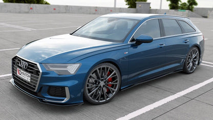 Audi A6 C8 S-Line Frontspoiler - Frontlippe V.1 Maxton Design 
