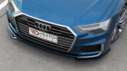 Audi A6 C8 S-Line Frontspoiler - Frontlippe V.1 Maxton Design 