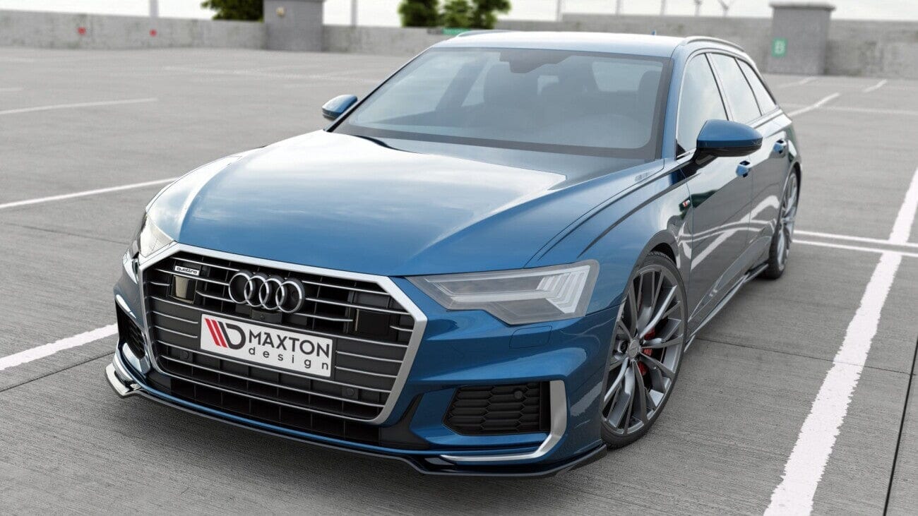 Audi A6 C8 S-Line Frontspoiler - Frontlippe V.1 Maxton Design 
