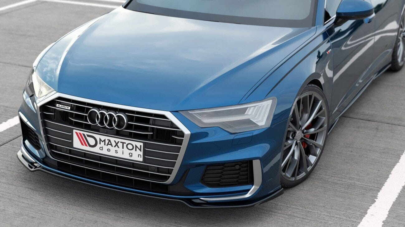 Audi A6 C8 S-Line Frontspoiler - Frontlippe V.1 Maxton Design 