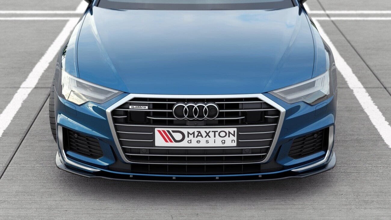 Audi A6 C8 S-Line Frontspoiler - Frontlippe V.2 Maxton Design 